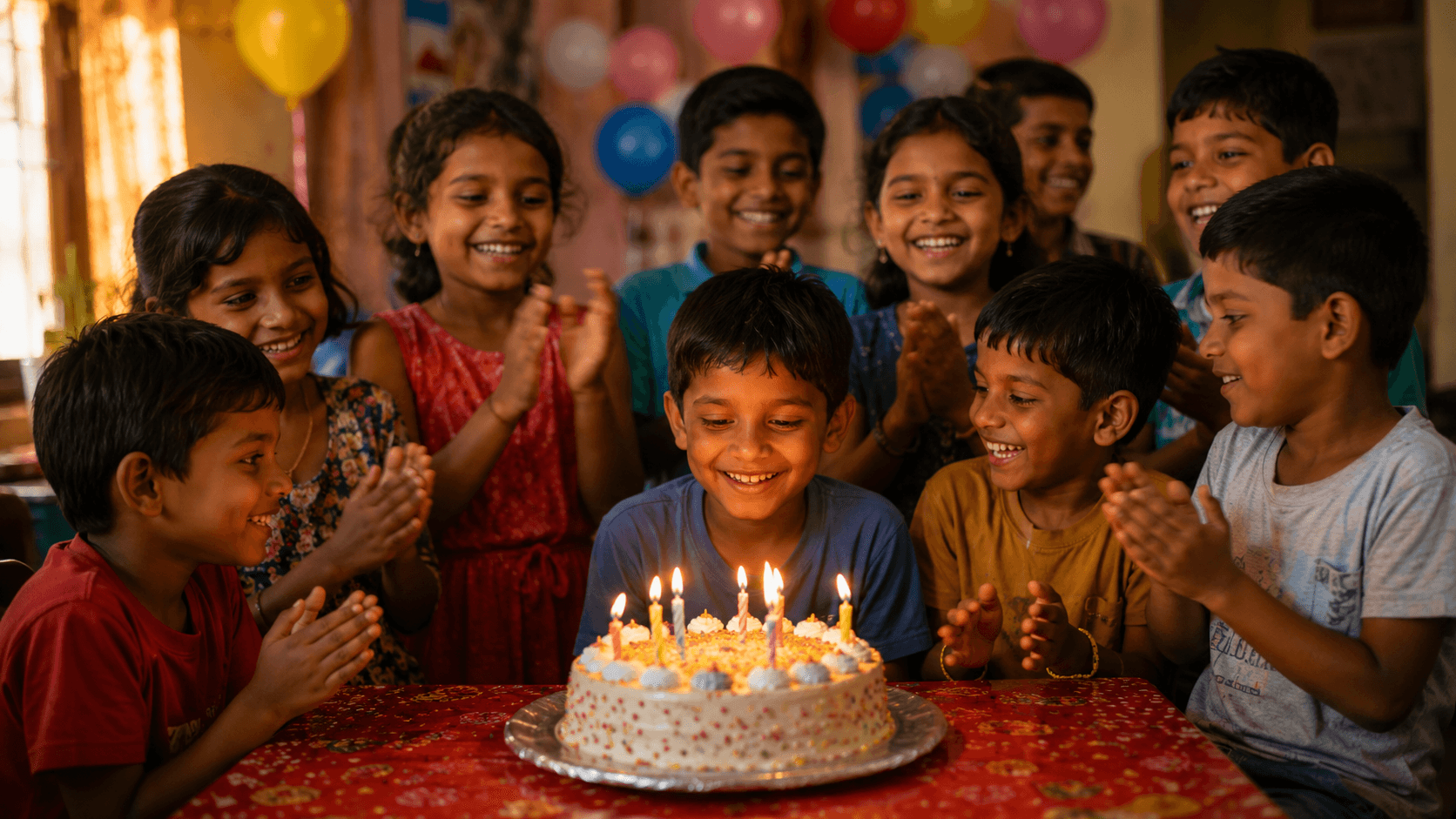 Birthday Celebrations with Orphan Children