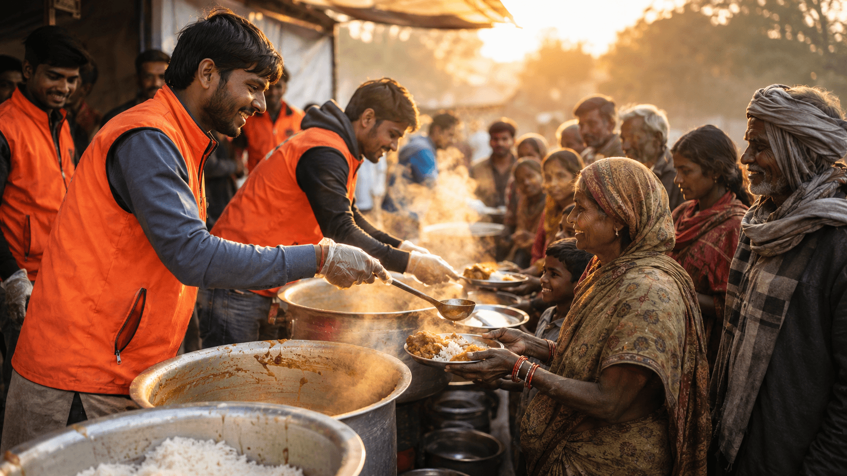Daily Meals for 200 Homeless Families